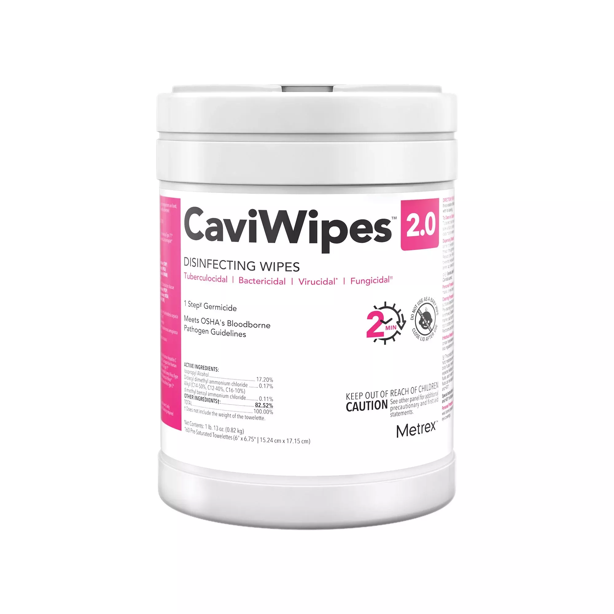 CaviWipes™ 2.0 Disinfecting Wipes, Extra Large, 65 ct.