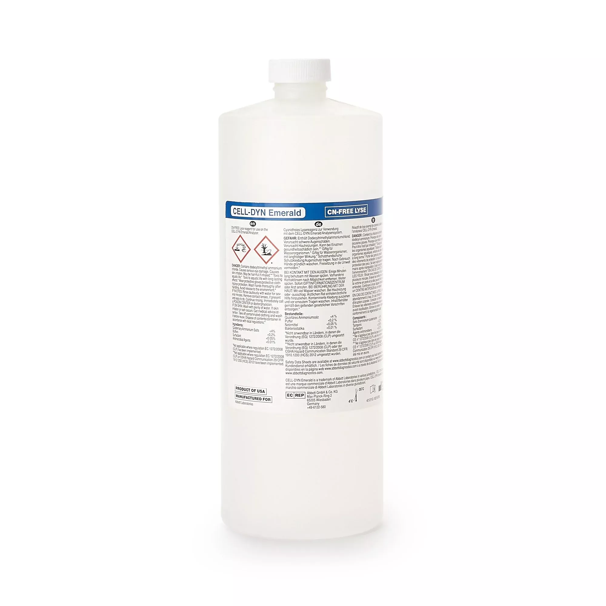 Cell-Dyn Reagent for use with Cell-Dyn Emerald Analyzer, Lyse test