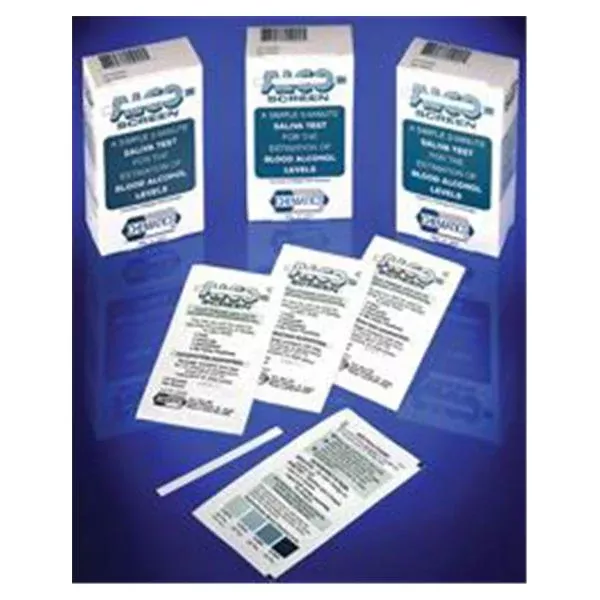 Chematics Alco-Screen Alcohol Test Kit 24/Bx, 12 BX/CA (55001-300)