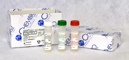 Chembio Diagnostic Infectious Disease Immunoassay Control Kit DPP HIV 1/2 Rapid Test HIV 1/2 Assay Positive HIV-1 / Positive HIV-2 / Negative - M-944106-2265 - Each