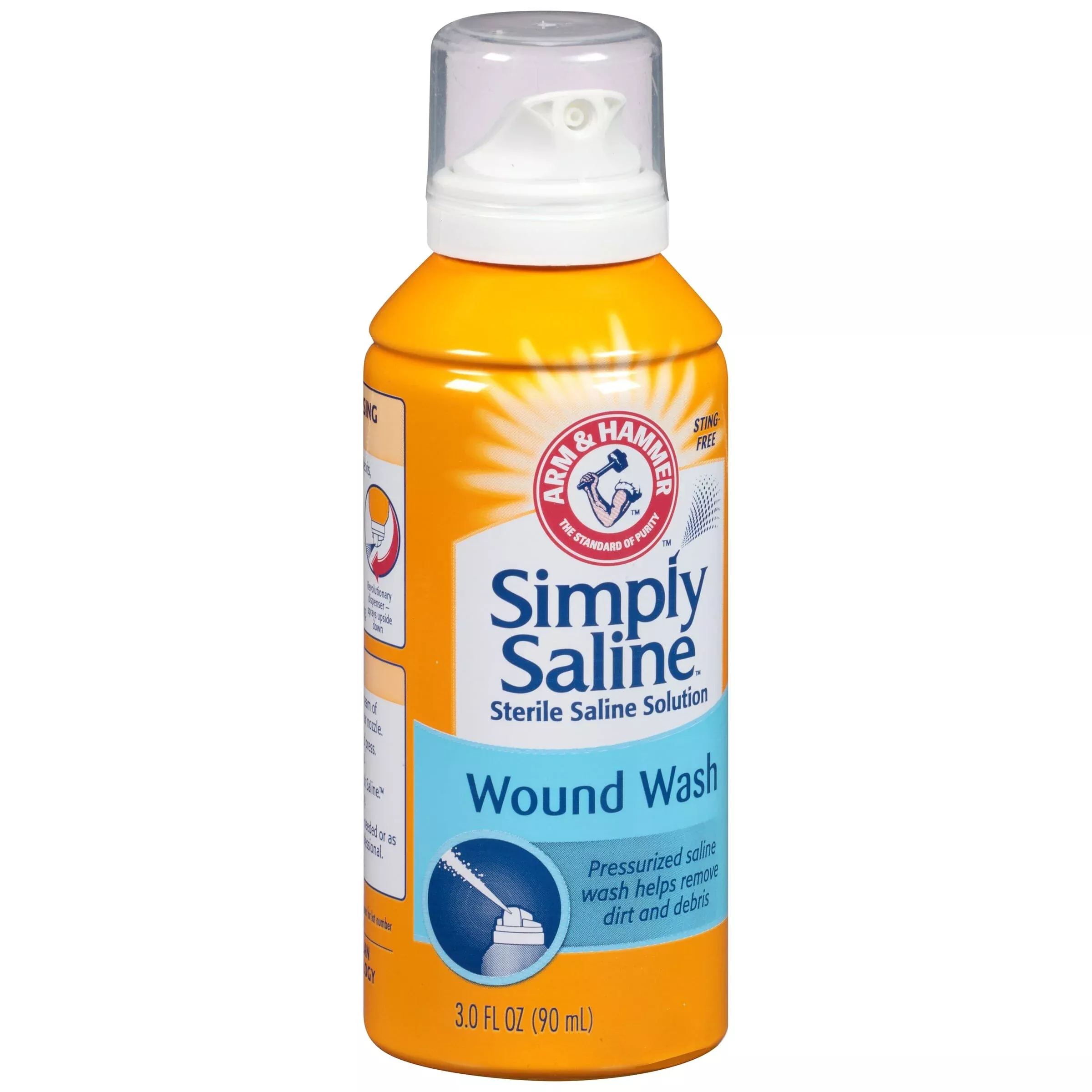 Church & Dwight Simply Sterile Wound Wash Saline 3Oz, 99cc, No burning