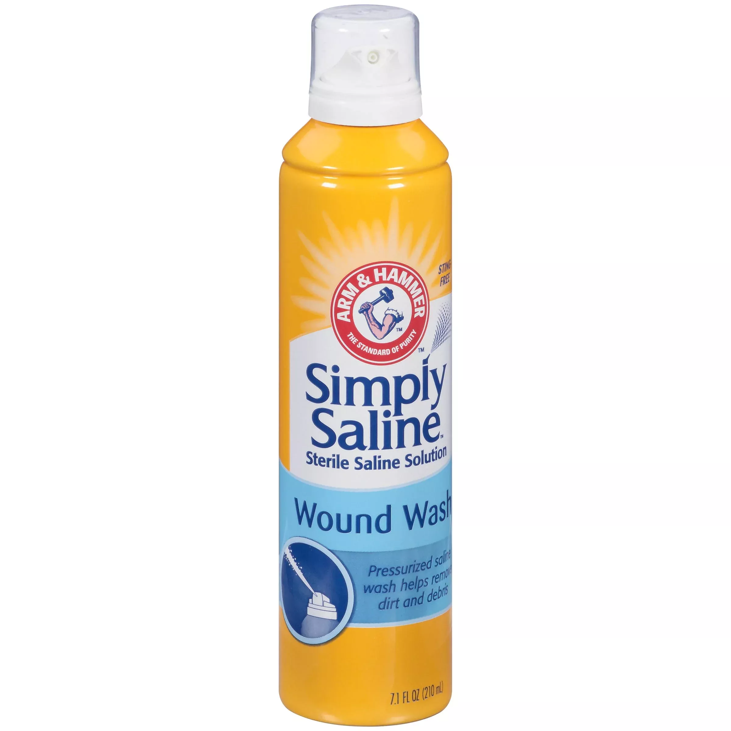 Church & Dwight Simply Sterile Wound Wash Saline 7Oz, 210cc, No burning