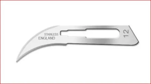 Cinnati Surgical Blades Surgical 10R Stainless Steel Sterile 100/Bx