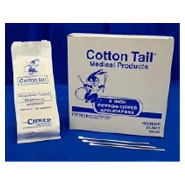 CitmedApplicator Cotton Tip Non Sterile 6 in Wood Shaft 10000/Ca (22-9612)