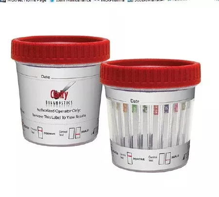 Clarity Diagnostics Drugs of Abuse Test Clarity 10-Drug Panel AMP, BAR, BZO, COC, mAMP/MET, MTD, OPI, PCP, TCA, THC Urine Sample 25 Tests - M-1016074-3417 - Box of 25