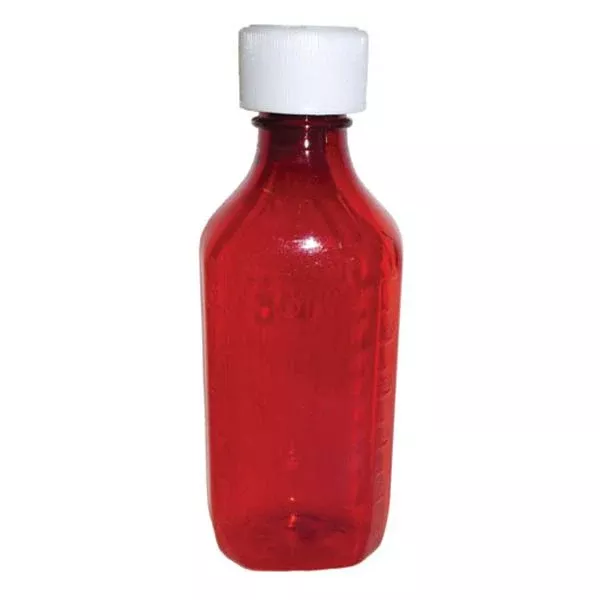 Clarke Container Division Bottle Syrup Plastic 8oz Amber 100/Ca