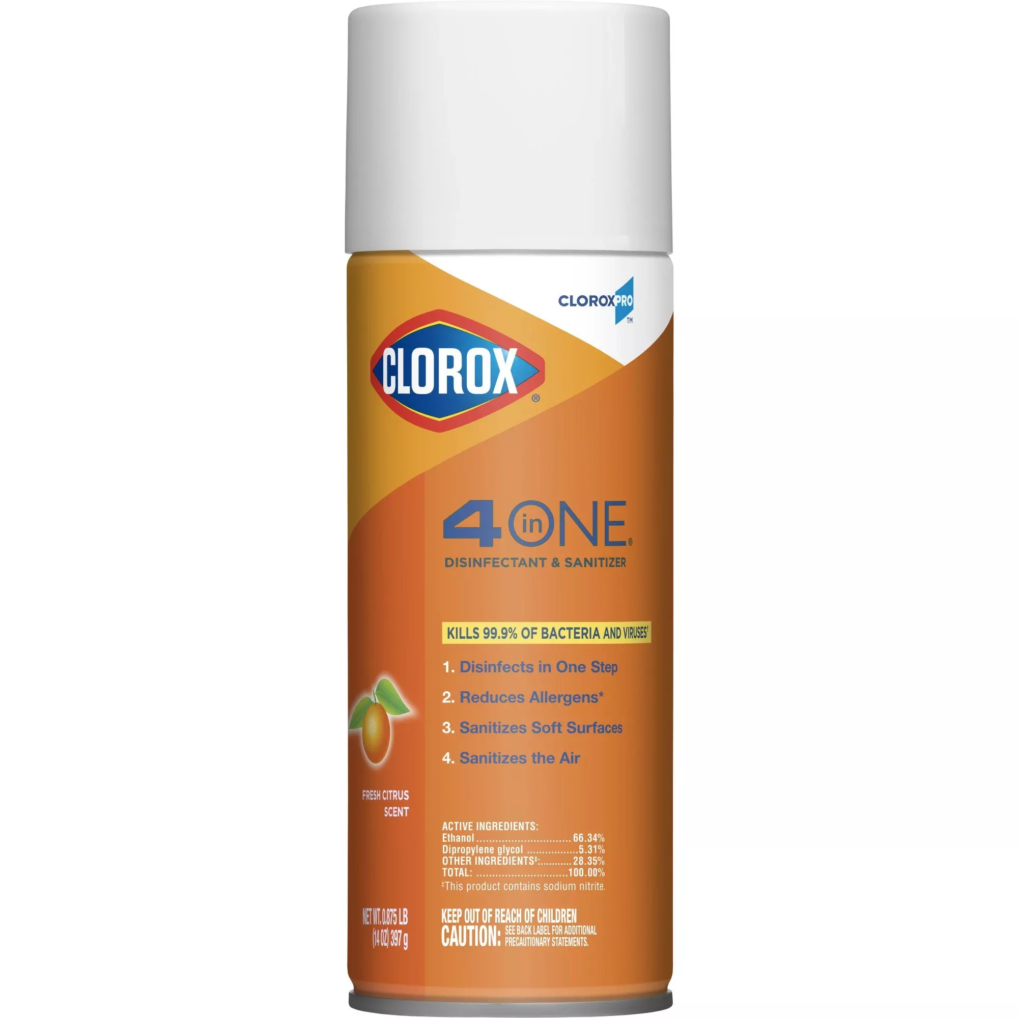 Clorox Pro™ Clorox 4 in One Surface Disinfectant and Sanitizer, Citrus Scent