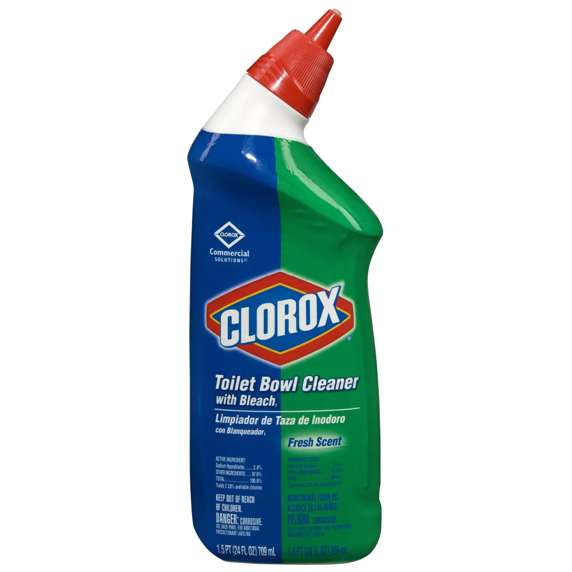 Clorox Toilet Bowl Cleaner, Fresh Scent, 24 oz.
