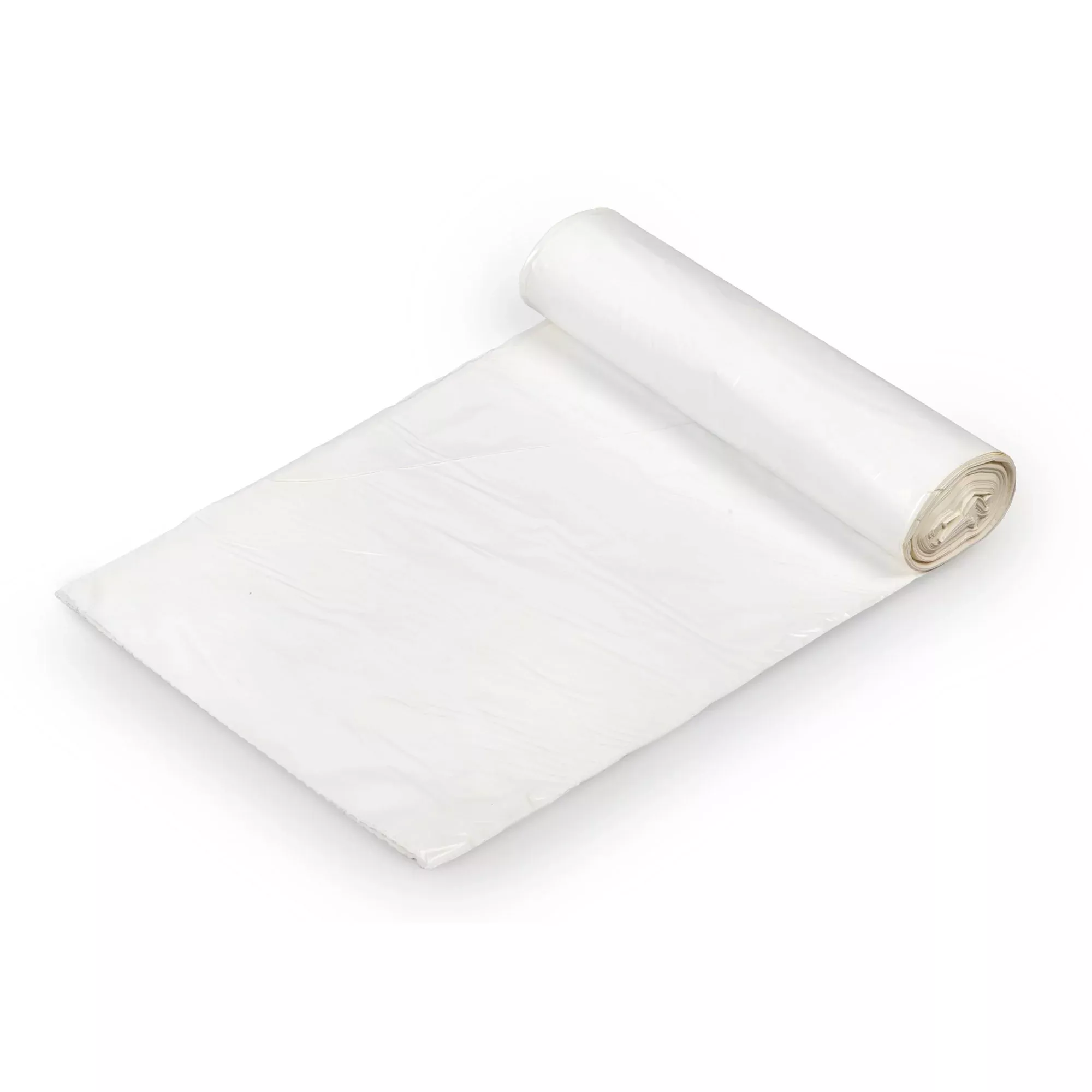 Colonial Bag Extra Heavy Duty Tuff Trash Bag, White, 30 gal.