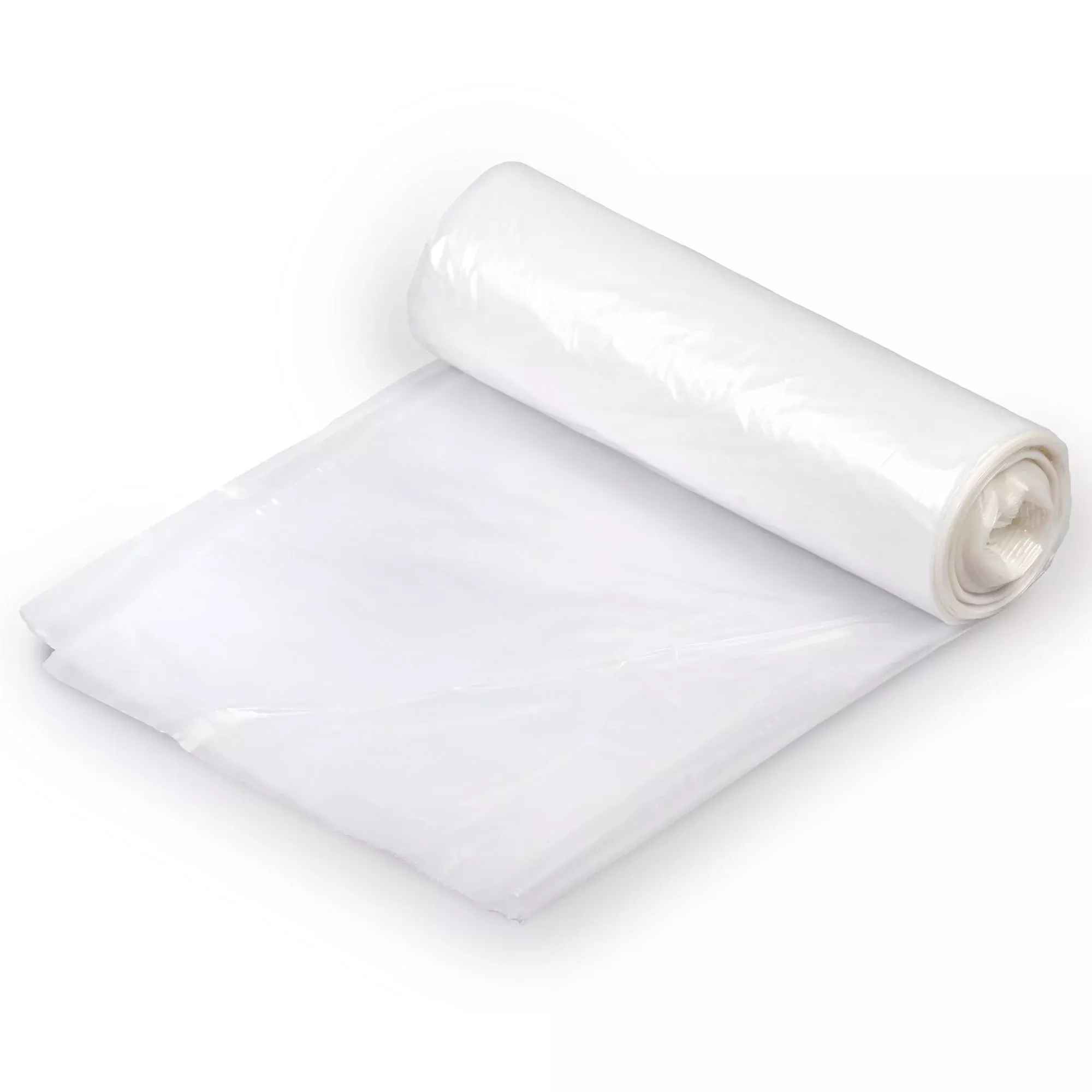 Colonial Bag Medium Duty Trash Bag, Clear, 33 gal.