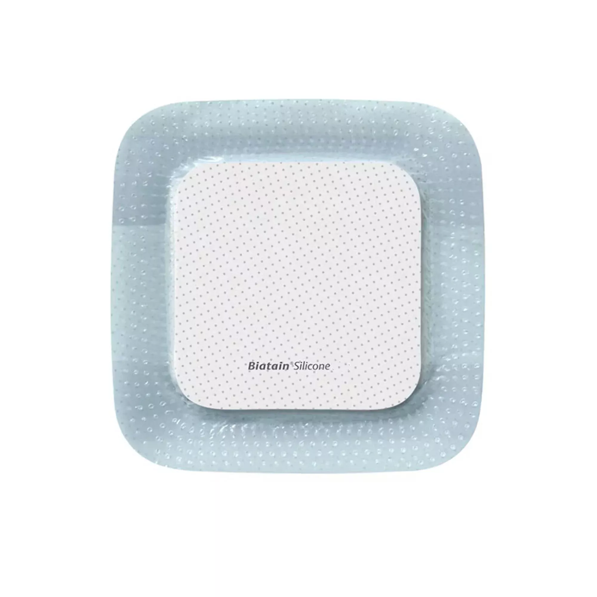 Coloplast Biatain Silicone Absorbent Foam Dressing w/ Border Film Backing, 4 x 4 Inch