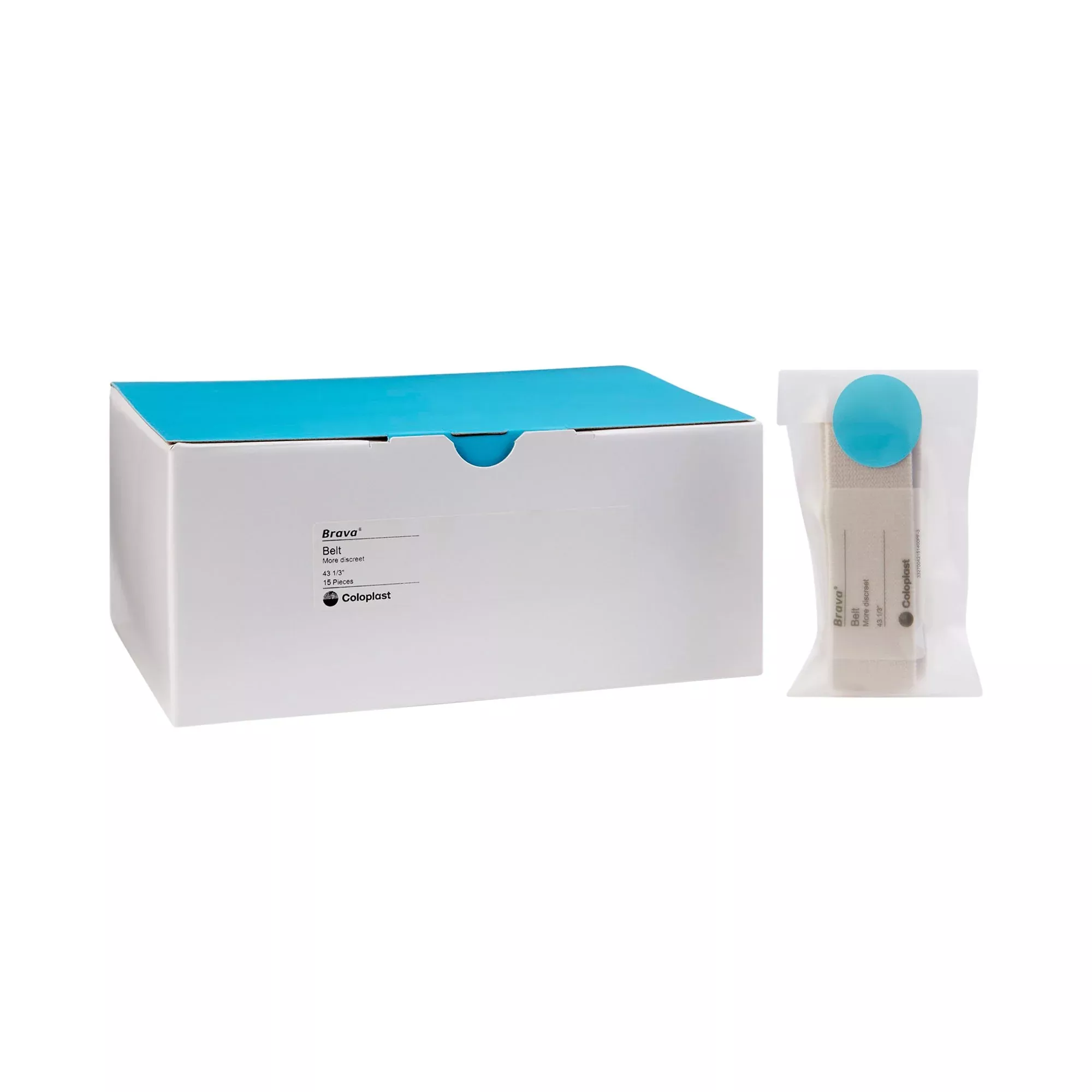 Coloplast Brava 4215 Ostomy Belt Brava Standard, 43 Inch For Use with a Flush or Retracted Stoma