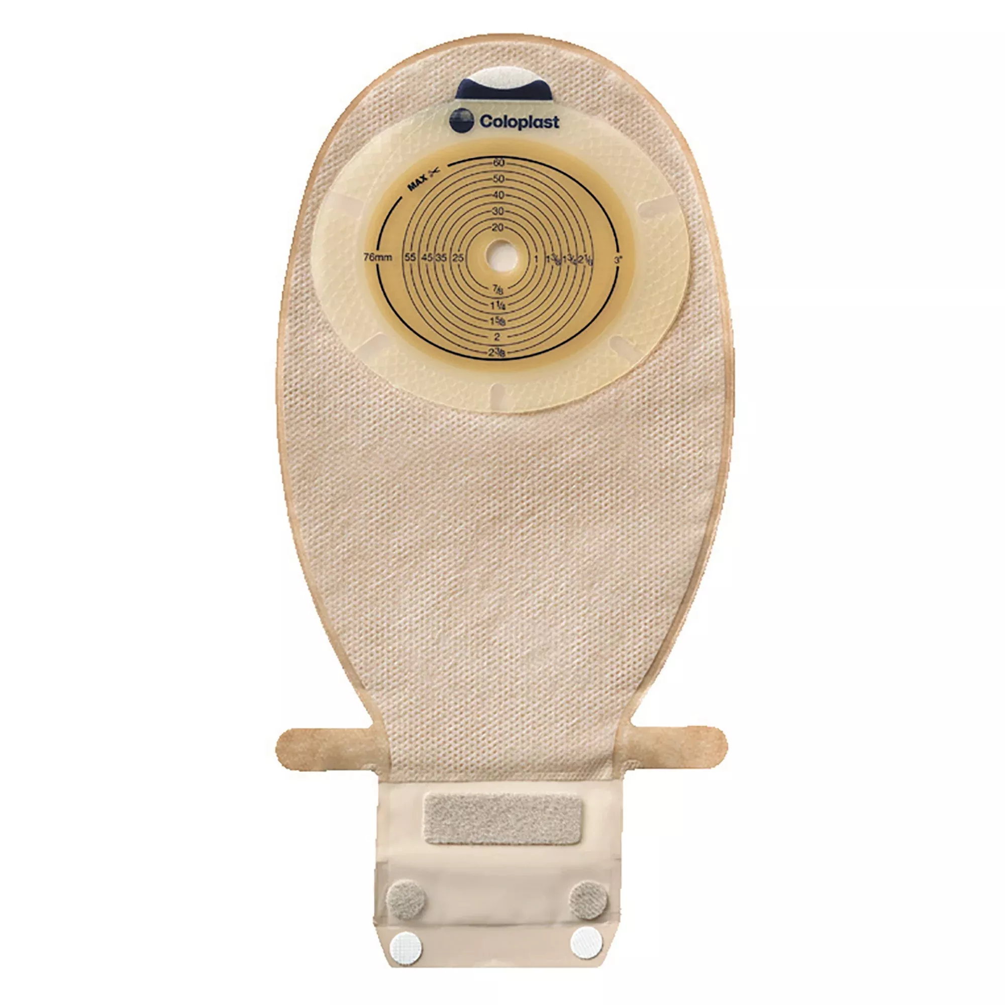 Coloplast SenSura Flat 1-Piece Opaque Ostomy Pouch, 25 mm Stoma