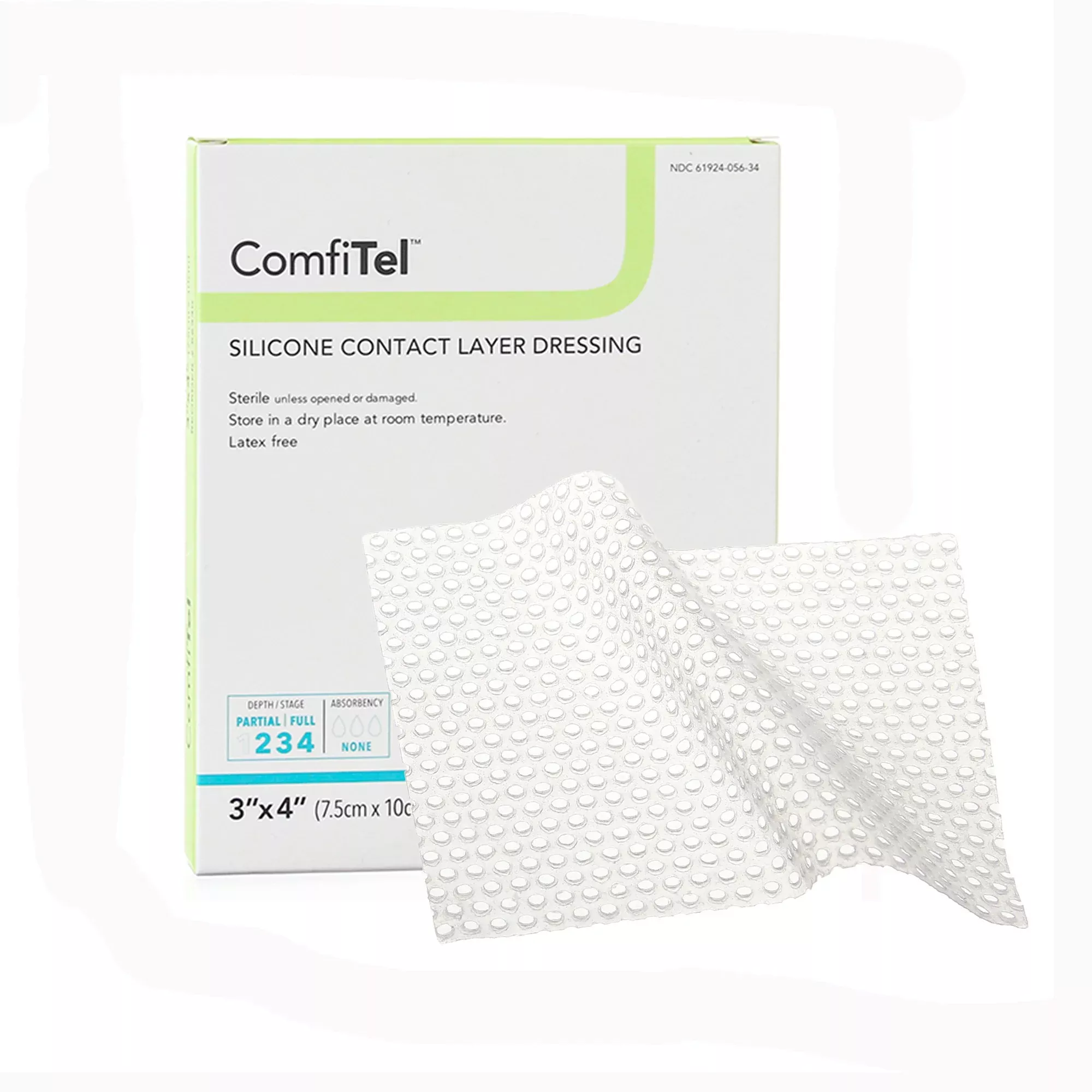 ComfiTel™ Wound Contact Layer Dressing, 3 x 4 inch