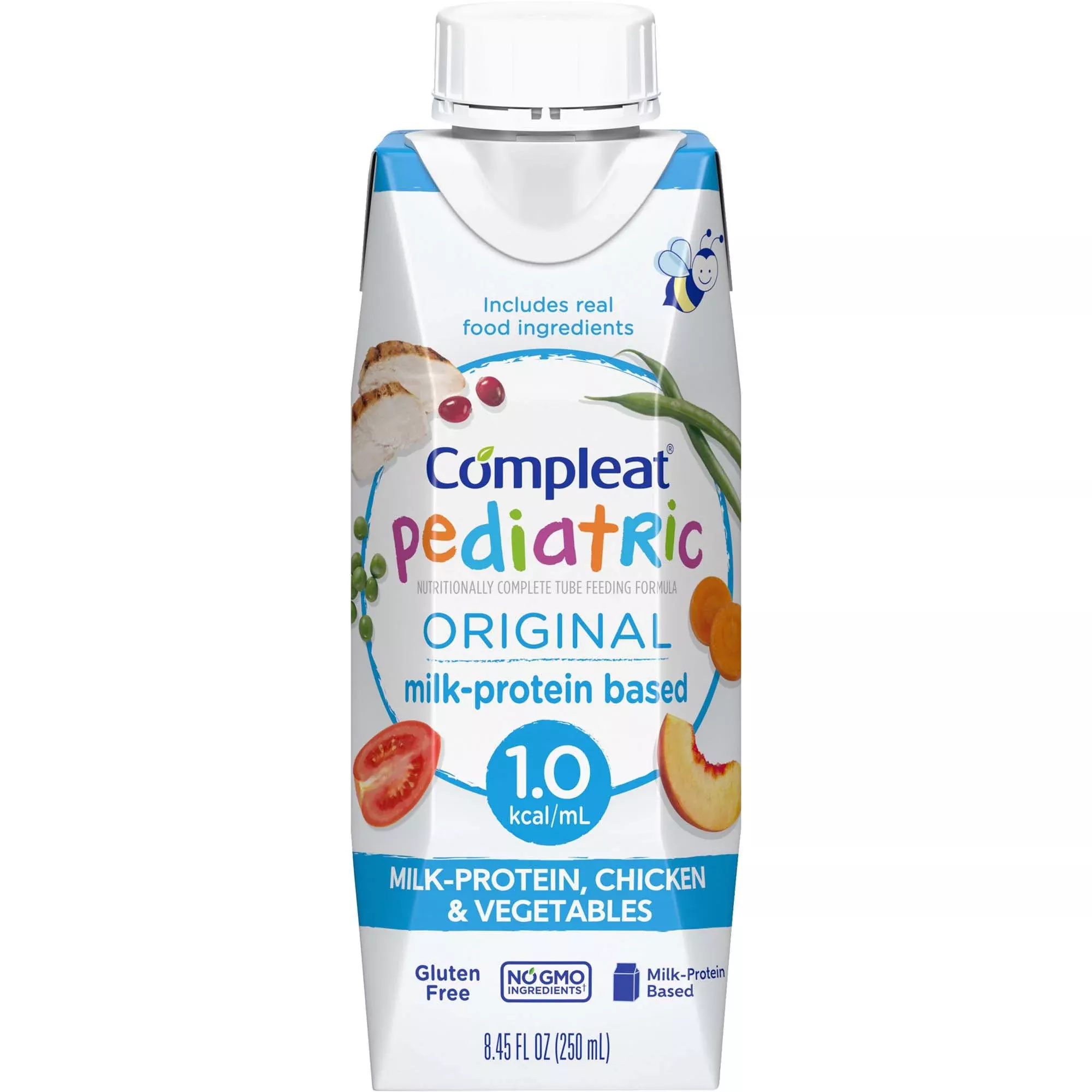 Compleat Pediatric Ready to Use Pediatric Tube Feed Formula, 8.45-oz. carton