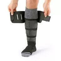 CompreFit Below Knee Compression Wrap, 30-40, X-Large, Tall, Black