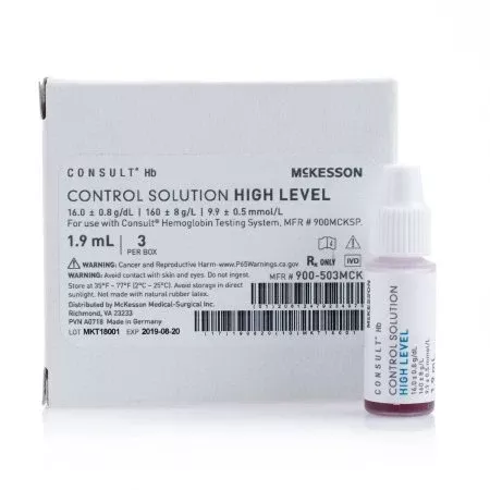 Control Consult™ Hb Hemoglobin High Level 3 X 1.9 mL - M-1113579-4398 - Box of 3