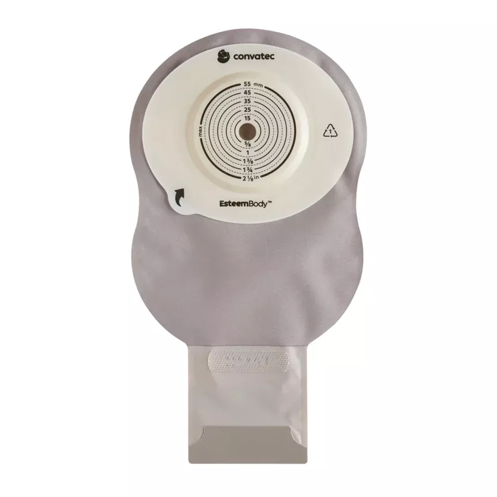 Convatec Esteem Body Soft Convex 3.5mm Depth Cut-To-Fit One-Piece Drainable Pouch with Durahesive Skin Barrier