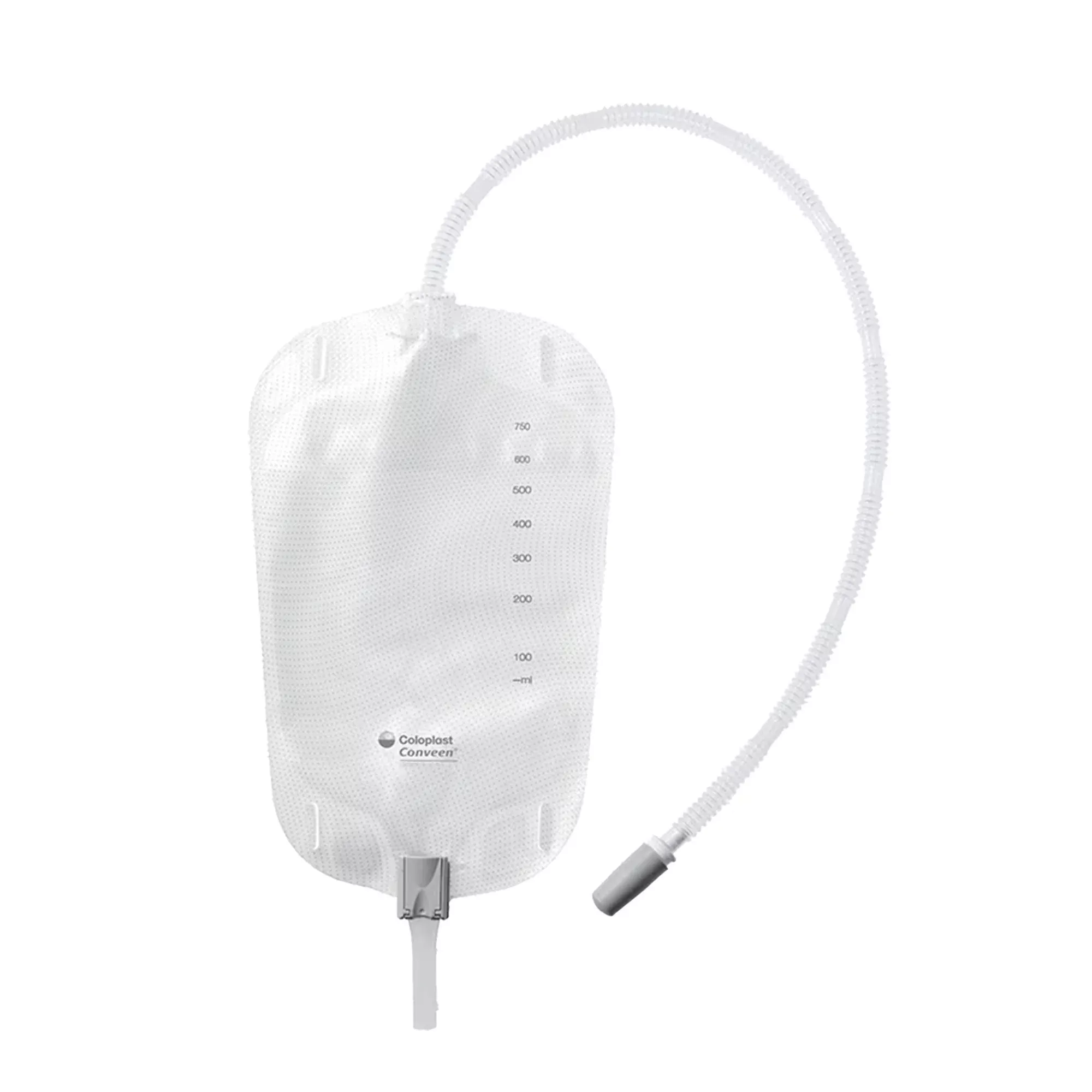 Conveen Leg Bag Kit with Clamp, Tubing, and Vinyl Straps, 1000 mL