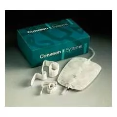 Conveen Urinary Leg Bag, Anti-Reflux Valve, Sterile Polyethylene, 1500 mL
