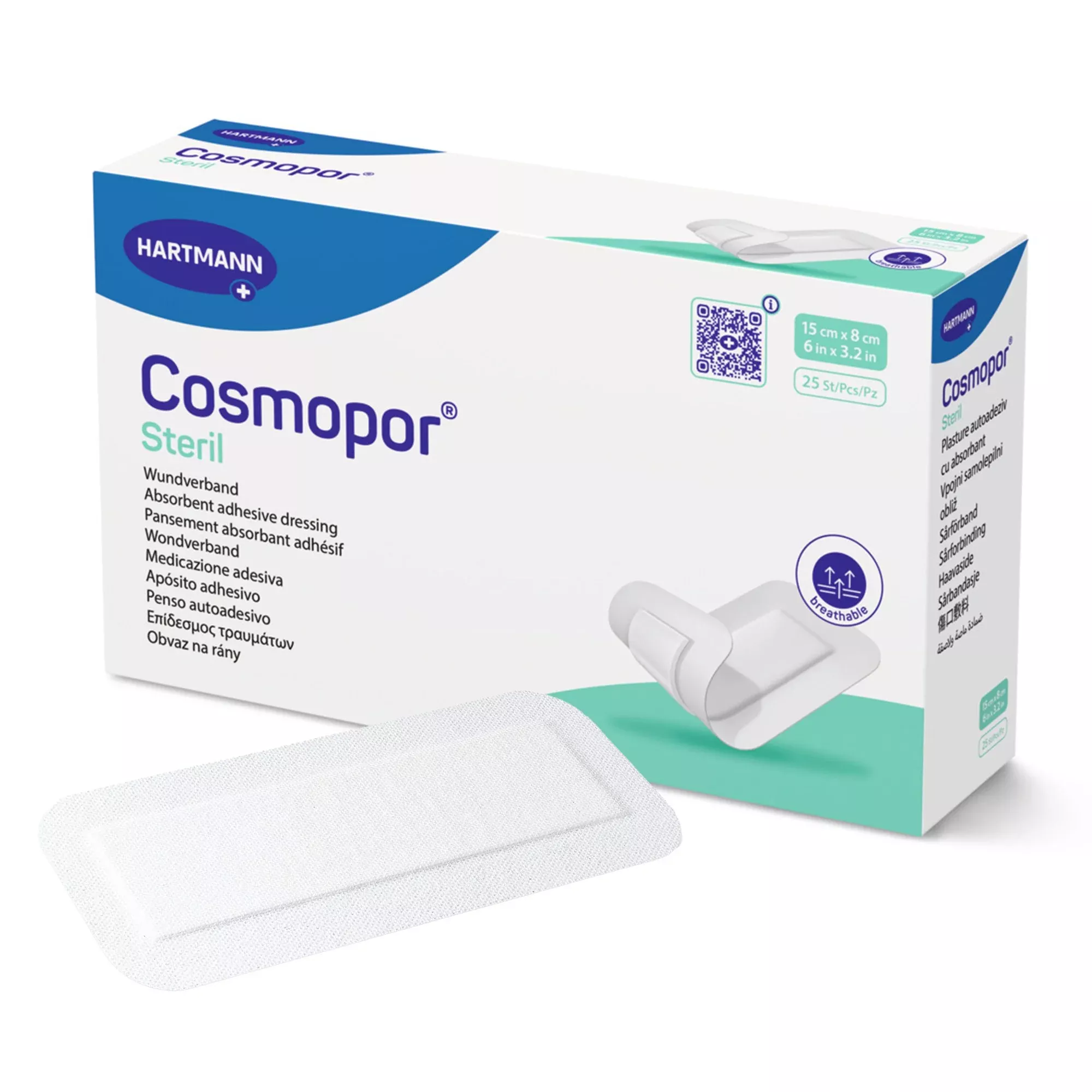 Cosmopor Adhesive Dressing, 3-1/8 x 6 Inch