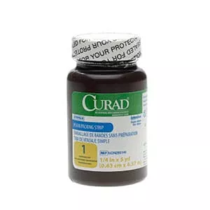 Curad Plain Gauze Packing Strip 5 yds L x 1/4" W, Latex-Free