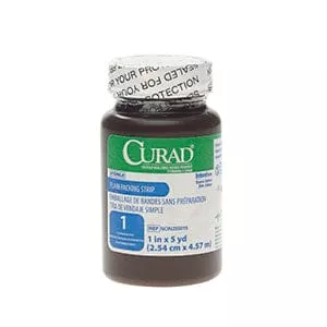 Curad Plain Gauze Packing Strip 5 yds L x 1" W, Latex-Free