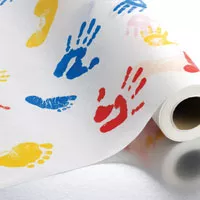 Decorated Paper Table14-1/2"x125' Roll CrepeHand Print 12/CaGraham-37239
