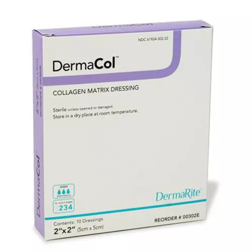 Dermarite DermaCol™ Collagen Matrix Wound Dressing, 2" x 2"