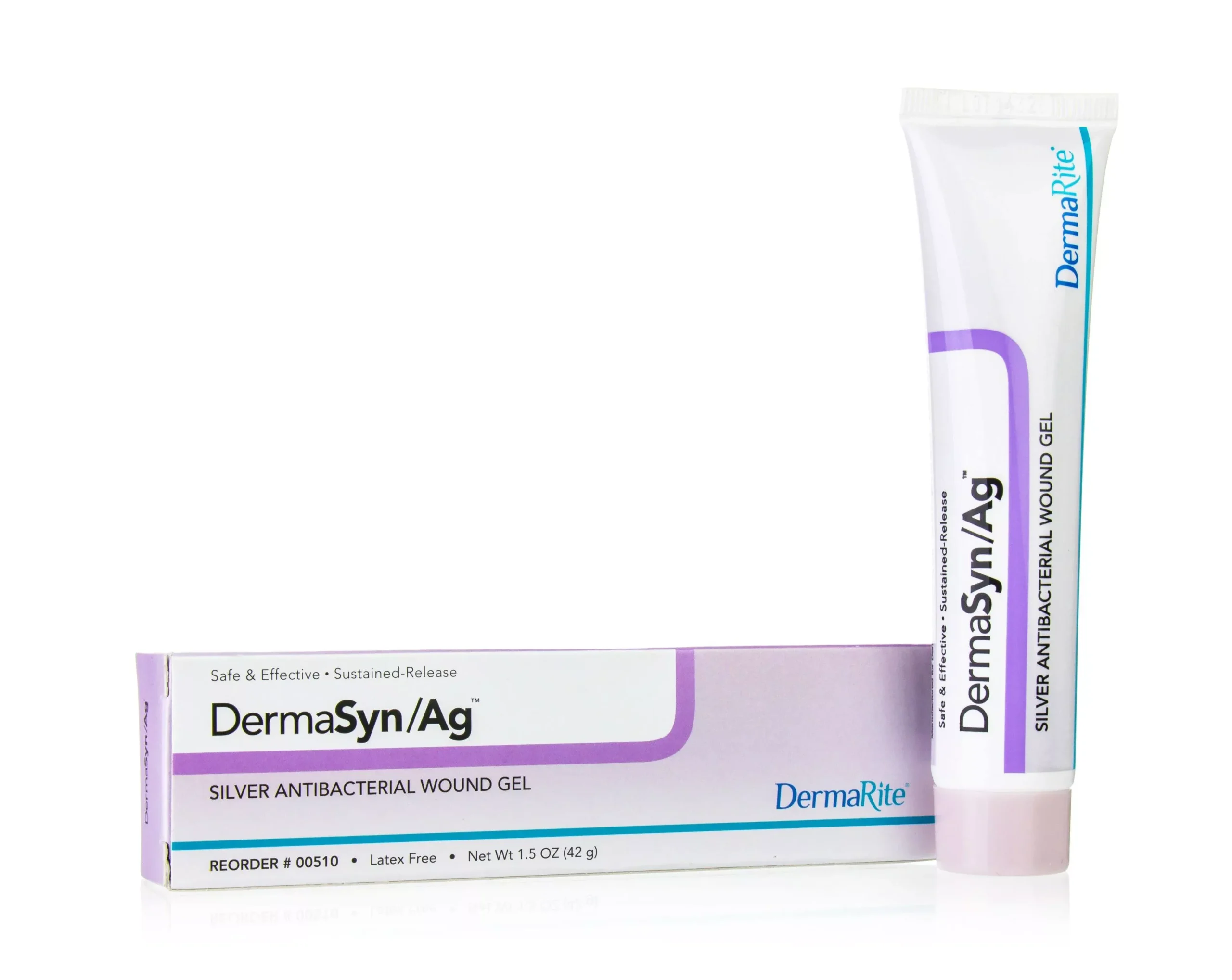 Dermarite Dermasyn Ag Silver Antibacterial Wound Gel, 1.5 oz