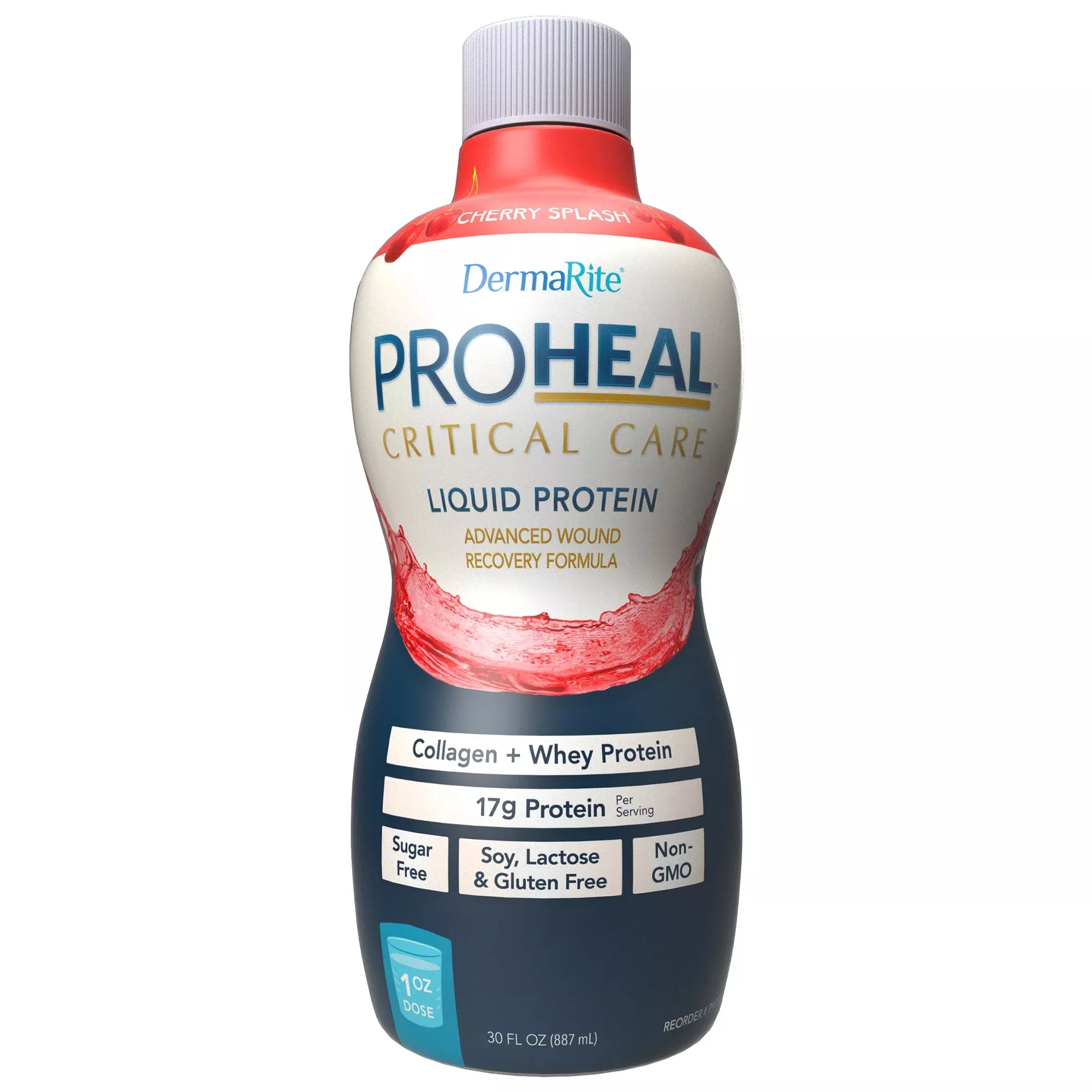 Dermarite ProHeal™ Critical Care Cherry Splash Liquid Protein Wound Recovery Formula