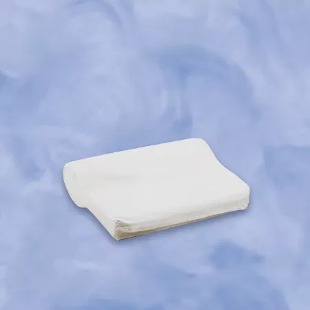DeRoyal Contoured Cervical Pillow White Reusable - M-158738-3308 - Each