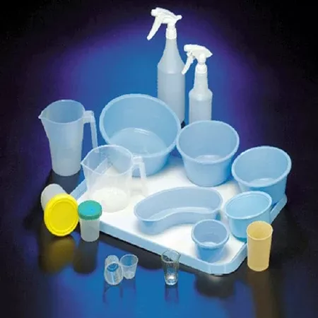DeRoyal Graduated Container Plastic 1,000 mL (32 oz.) - M-180138-2090 - Case of 25