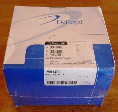 DeRoyal Wrist Restraint One Size Fits Most D-Ring Strap 2-Strap - M-345657-4701 - Case of 6