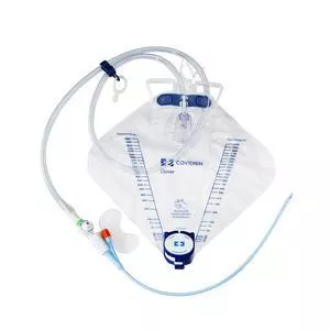 Dover 100% Silicone 2-Way Foley Catheter Tray, Coude Tip, 16 Fr, 5 cc, with Securement Device