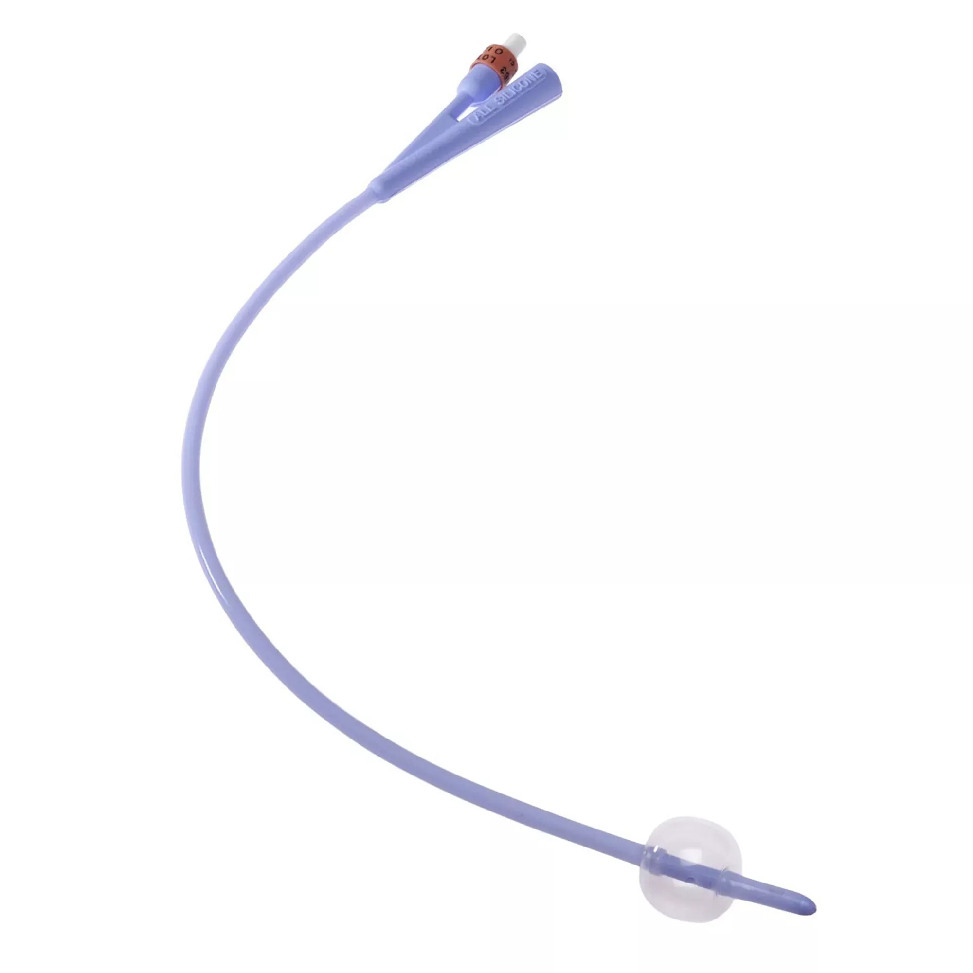 Dover 100% Silicone Council Tip 2-Way Foley Catheter, 18 Fr 5 cc