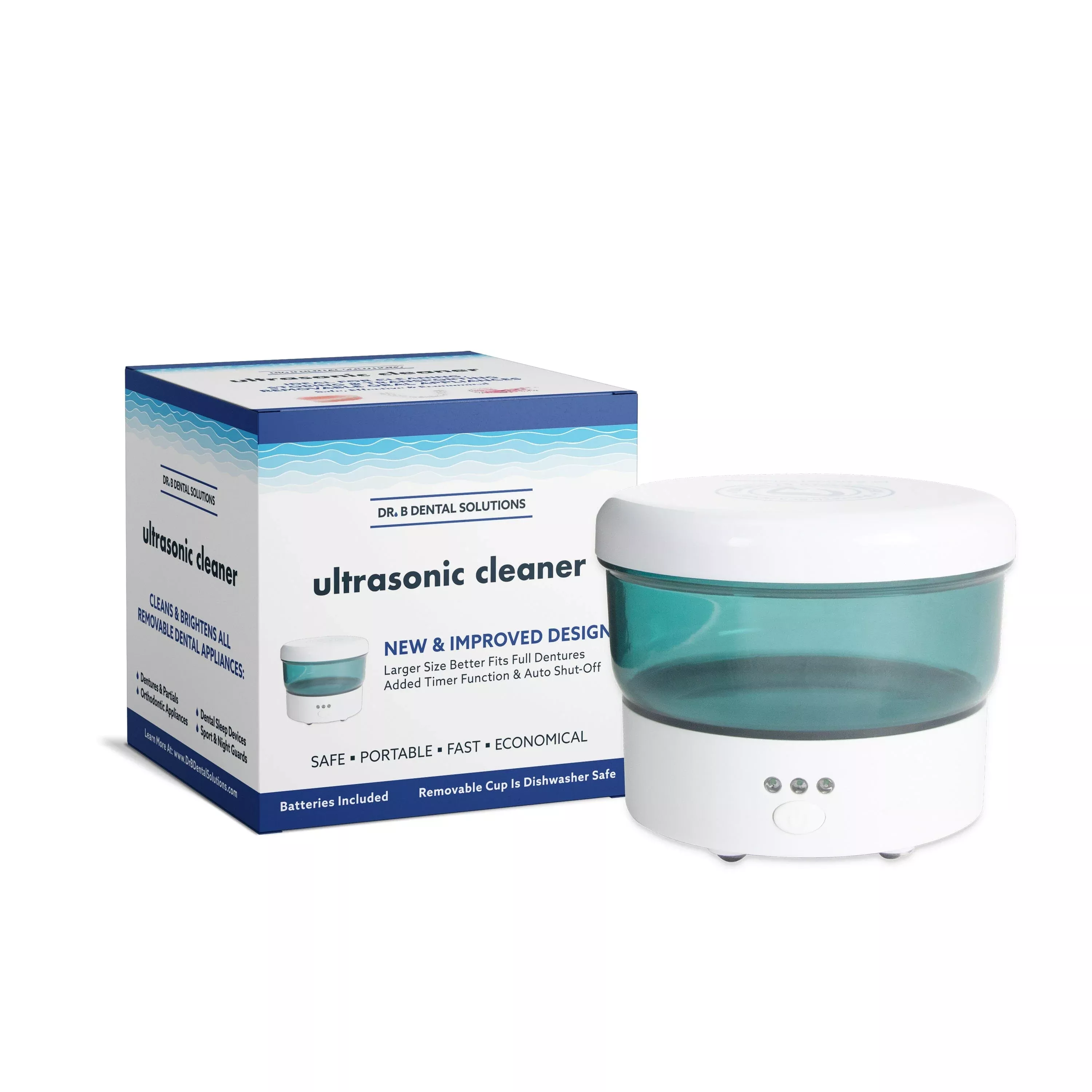Dr. B Dental Sonic Cleaner Vibrating Denture Bath