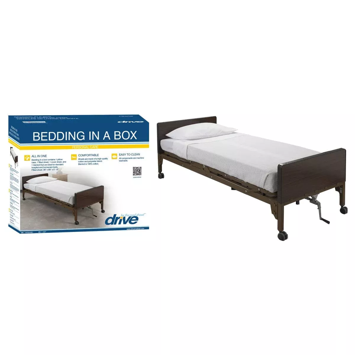 Drive Hospital Bed Bedding In A Box Set