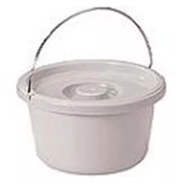 Drive Medical Designs Bucket Commode Plastic/Metal 7.5qt 12/Ca