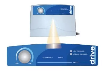 Drive Medical Mattress Pump 3.5 X 8 X 11 Inch, 120 VAC, 60 Hz, 30 to 80 mmHg Inner Mattress Pressure, 8 LPM Air Volume, 10 minutes Cycle Time, 15 Foot Power Cord Length - M-834716-1772 - Each