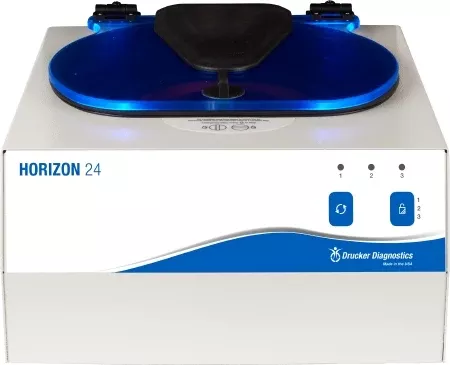 Drucker Centrifuge Horizon Series 24 Place Horizontal Rotor 3,400 RPM Max Speed, 2,000xG Max RCF - M-1108808-2031 - Each