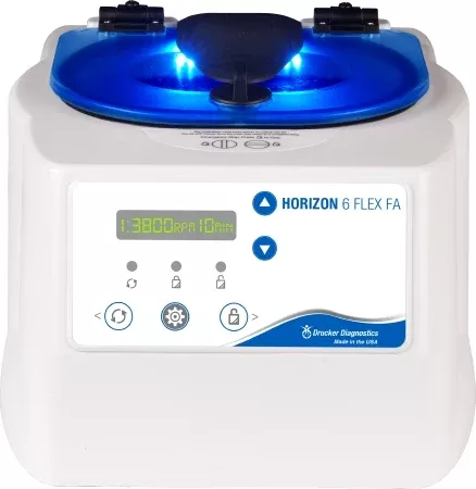 Drucker Fixed Angle Centrifuge Horizon Series 6 Tubes Fixed Angle Rotor 3,900 RPM Max Speed, 1,850xG Max RCF - M-1108806-3970 - Each