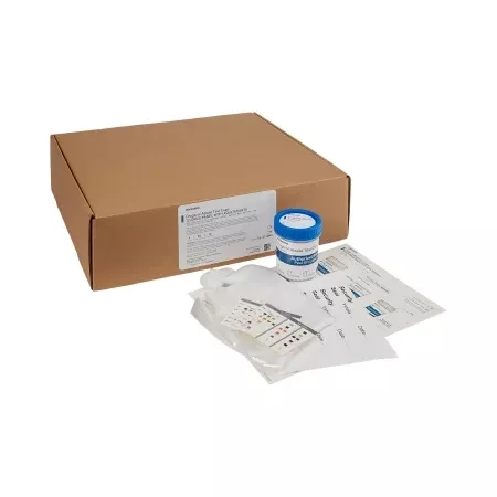 Drugs of Abuse Test McKesson 12-Drug Panel with Adulterants AMP, BAR, BZO, COC, mAMP/MET, MDMA, MOP300, MTD, OXY, PCP, TCA, THC (OX, pH, SG) Urine Sample 25 Tests - M-1101520-190 - Box of 25