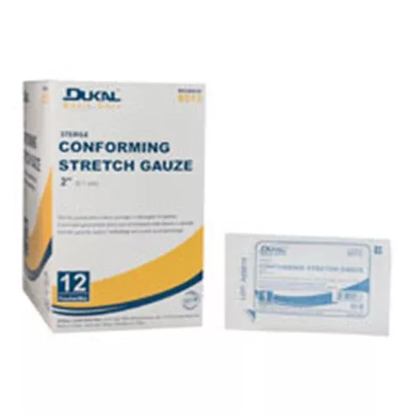 Dukal oration Bandage 2" Conforming Gauze White LF Sterile 12/Pk, 1 PK/CA (8513)