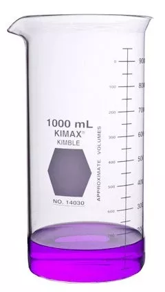 DWK Life Sciences LLC Beaker Kimble KIMAX 14030 Series Berzelius / Tall Form Borosilicate Glass 1,000 mL (32 oz.) - M-1156450-332 - Case of 6