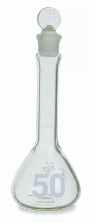 DWK Life Sciences LLC Volumetric Flask Kimble KIMAX Class A / Wide Mouth Glass 10 mL - M-1156554-1352 - Case of 6