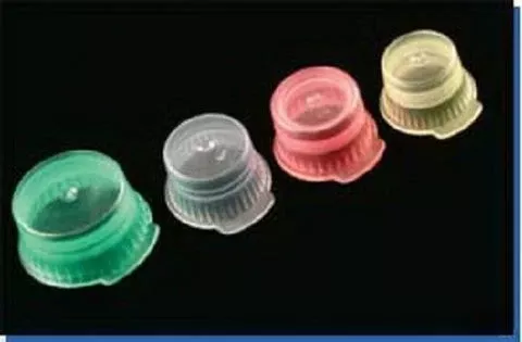 Dynamic Diagnostics Tube Cap Polyethylene Green 12 to 13 mm For 12 mm Culture Tubes and 13 mm Blood Collecting Tubes - M-887487-4931 - Box of 1000