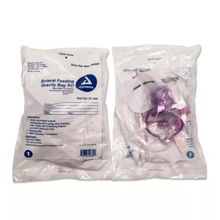 Dynarex Gravity Bag Set - M-1041904-634 - Case of 30