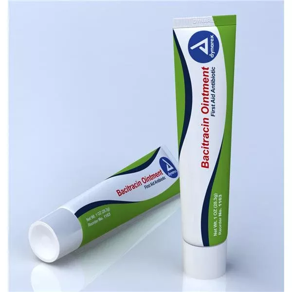 Dynarex oration Bacitracin Ointment w/o Zinc 1oz/Tb, 72 TB/CA (1163)