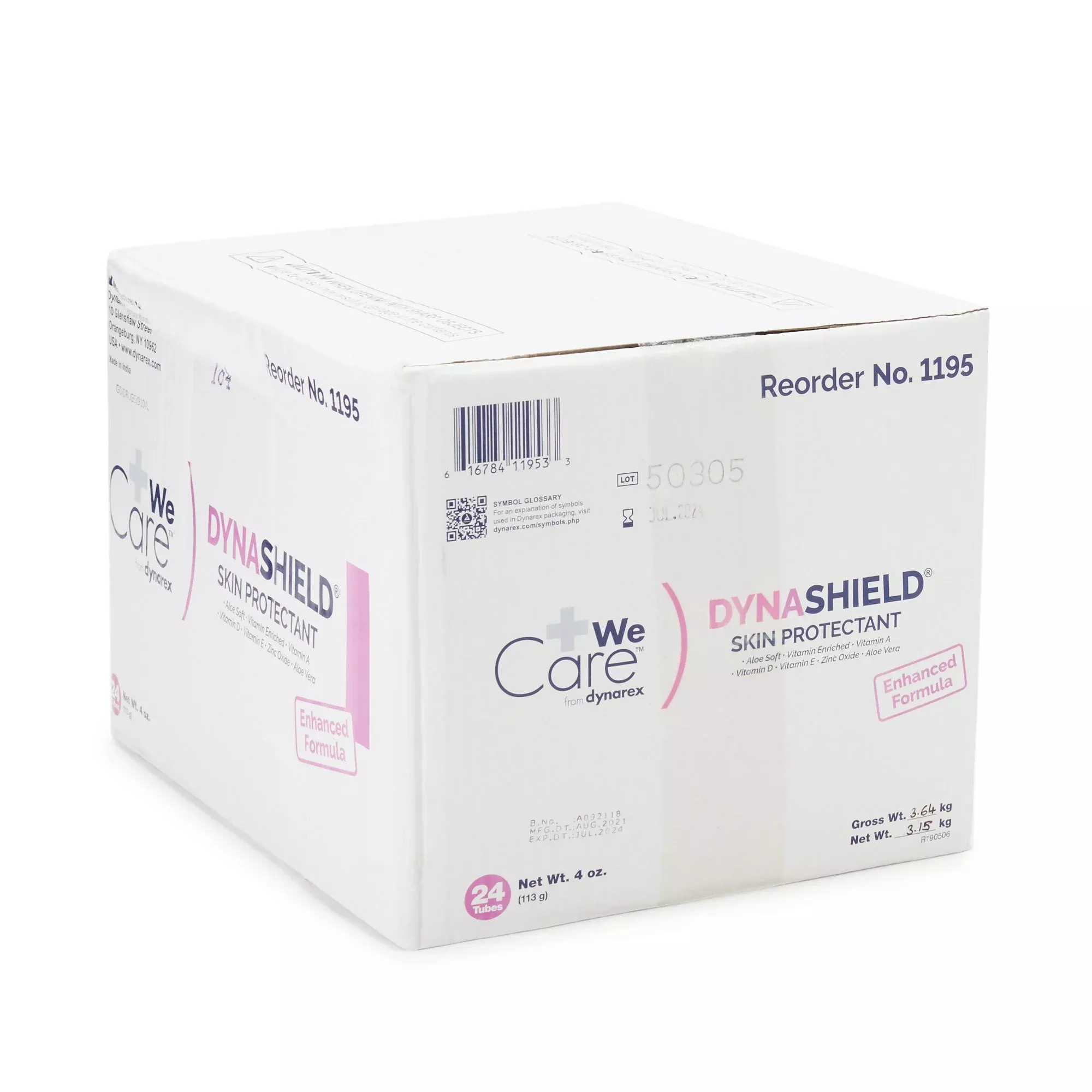 DynaShield w/ Dimethicone Skin Protectant Barrier Cream, 4 oz. Tube